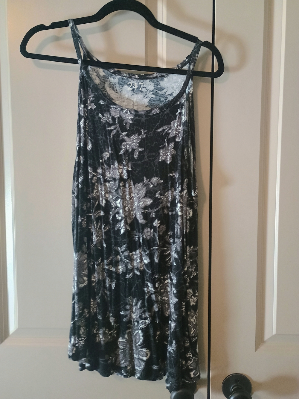 Maurices Black Floral Camisole